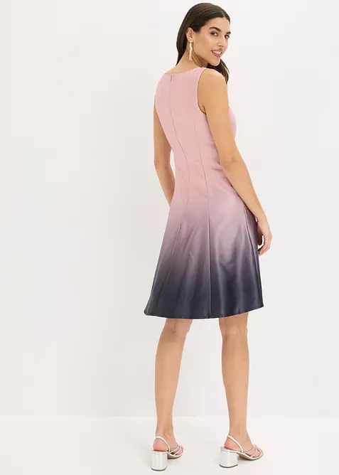 Minikl&auml;nning i glansig satin, bonprix
