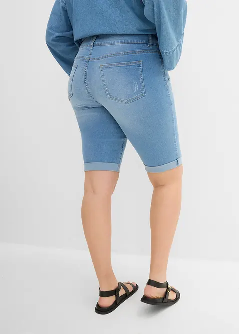 Jeansbermudas Mid Waist, bonprix