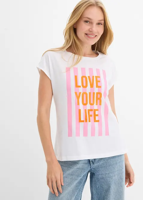 T-shirt i ekologisk bomull, bonprix