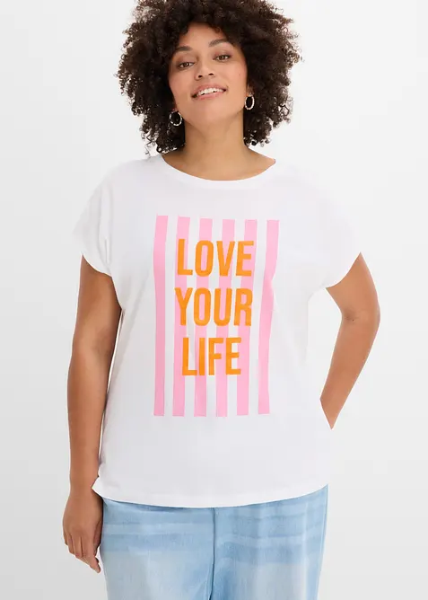 T-shirt i ekologisk bomull, bonprix