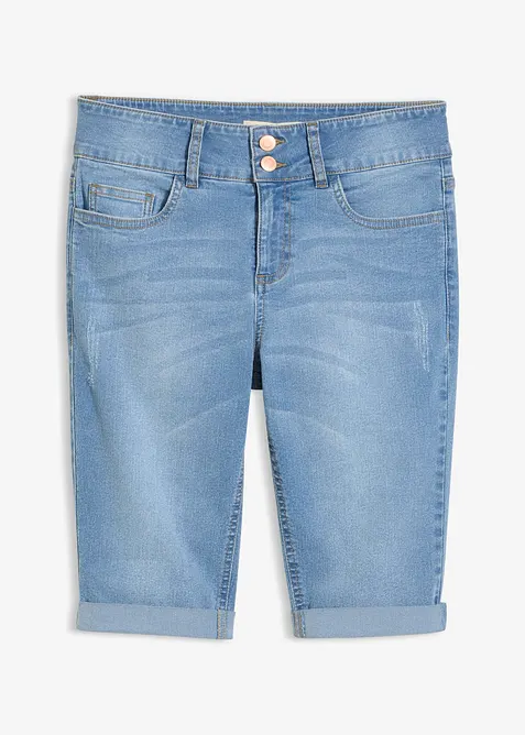 Jeansbermudas Mid Waist, bonprix
