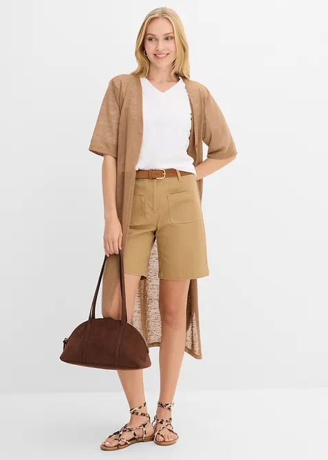 Shorts i bomull med stretch, bonprix