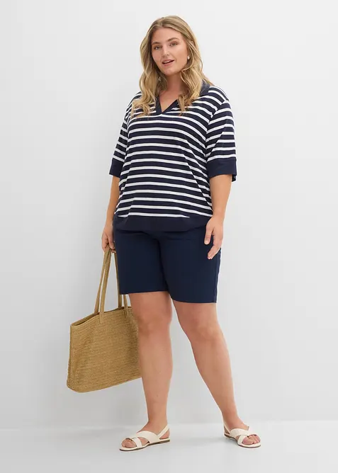 Shorts i bomull med stretch, bonprix