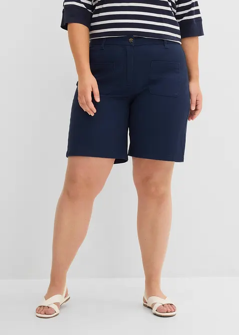 Shorts i bomull med stretch, bonprix