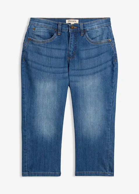 Slim Capri Jeans Mid Waist, bonprix