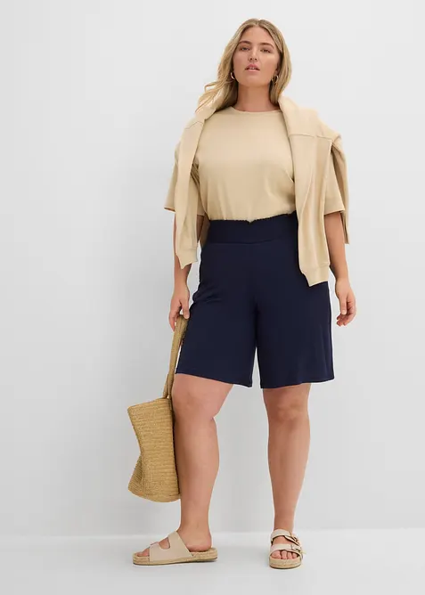 Vida jerseyshorts av viskosmix, bonprix