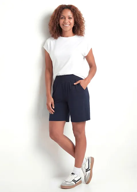 Vida jerseyshorts av viskosmix, bonprix