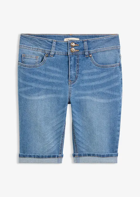 Jeansbermudas Mid Waist, bonprix