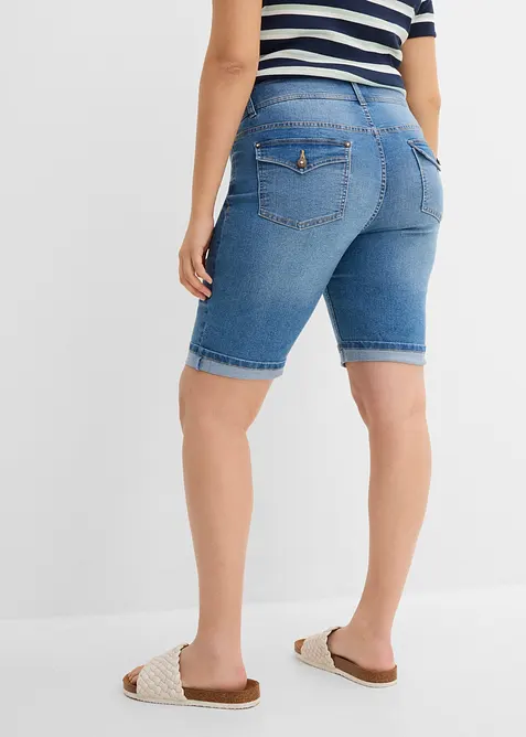 Jeansbermudas Mid Waist, bonprix