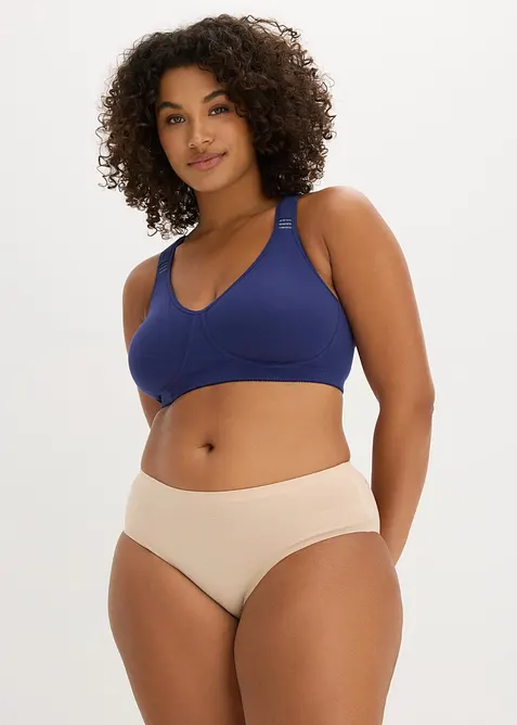 T-shirtbeh&aring; utan bygel med bomull (2-pack), bonprix