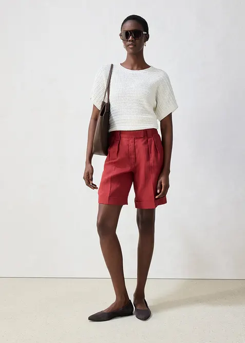 Linneshorts, bonprix
