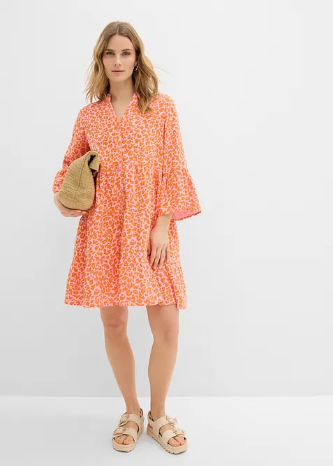 Tunikakl&auml;nning av luftig muslin, bonprix