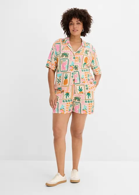 Shorts i f&ouml;ljsam viskos, bonprix