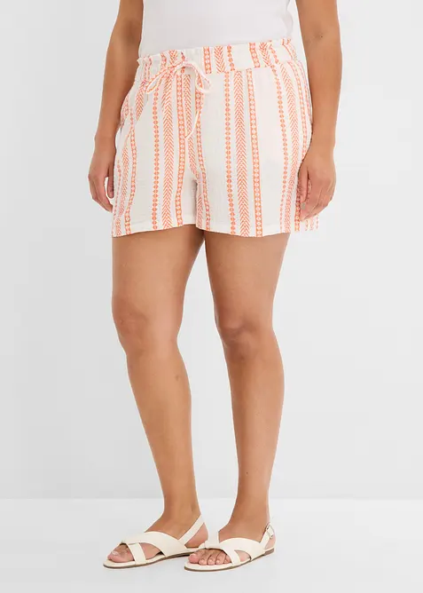 Shorts av luftig muslin, bonprix
