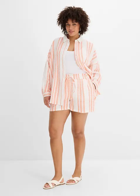 Shorts av luftig muslin, bonprix