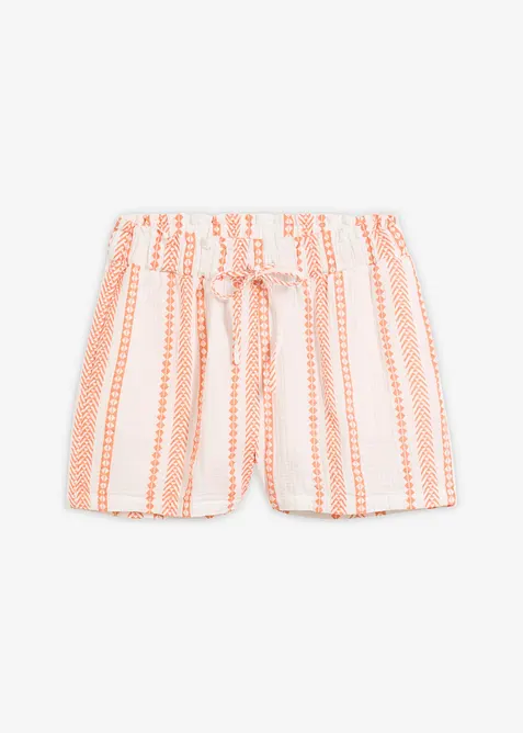 Shorts av luftig muslin, bonprix