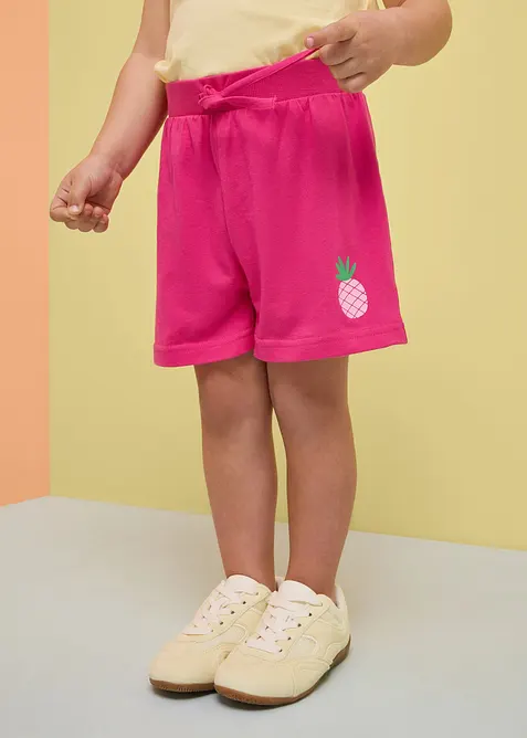 Jerseyshorts av ekologisk bomull (3-pack), bonprix