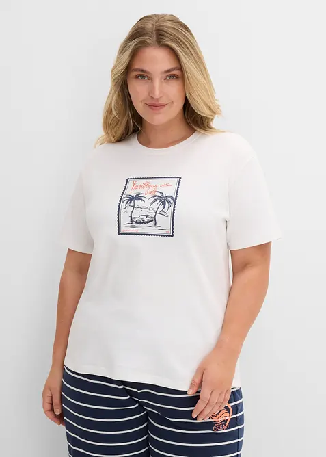 T-shirt av ekologisk bomull, bonprix