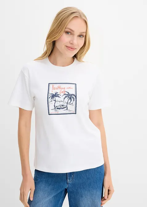 T-shirt av ekologisk bomull, bonprix