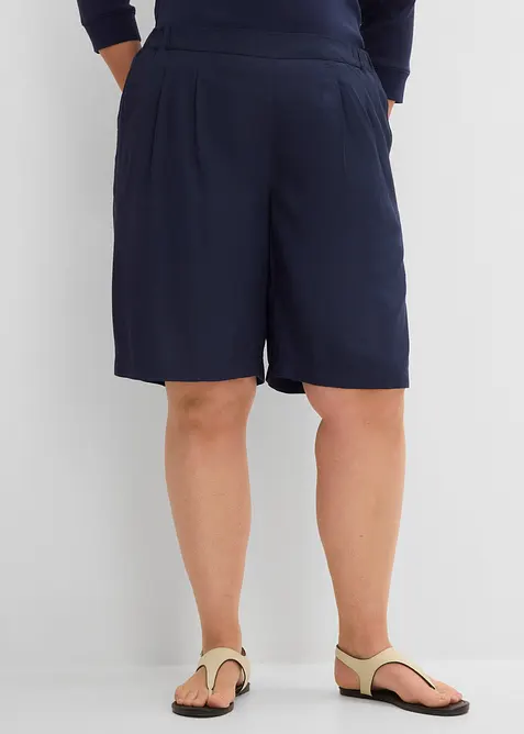 Shorts i mjuk viskos, bonprix