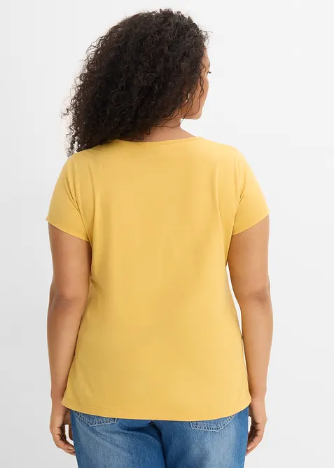 T-shirt i bomull med tryck, bonprix