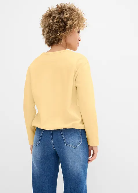 Sweatshirt med ekologisk bomull, bonprix
