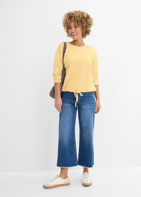Sweatshirt med ekologisk bomull, bonprix