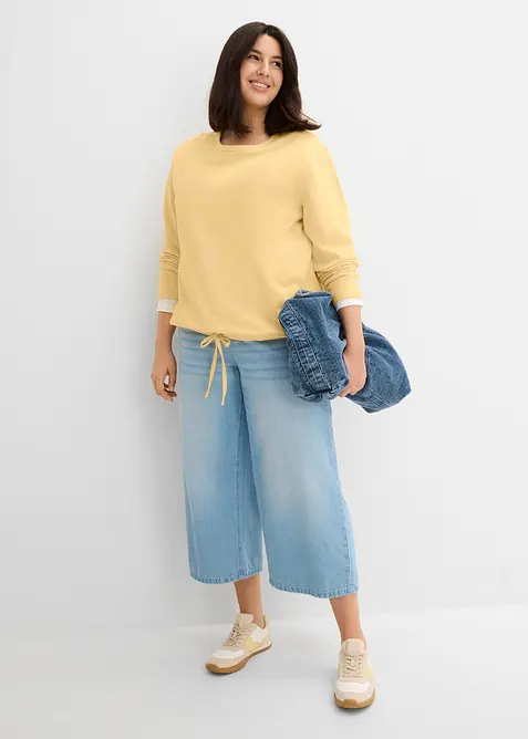 Sweatshirt med ekologisk bomull, bonprix