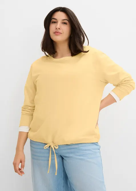 Sweatshirt med ekologisk bomull, bonprix