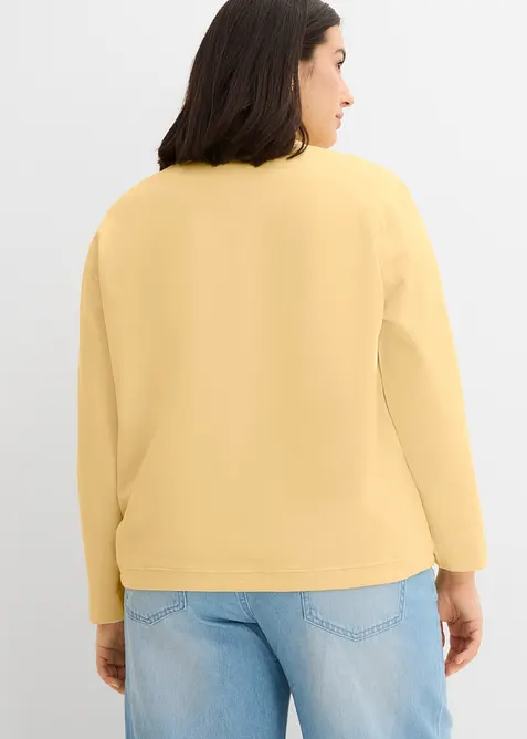 Sweatshirt med ekologisk bomull, bonprix