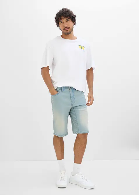 T-shirt i ekologisk bomull, avslappnad passform, bonprix