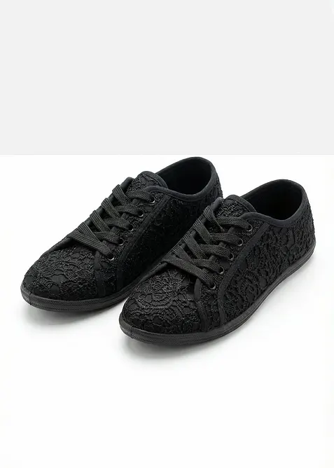 Sneakers med spets, bonprix