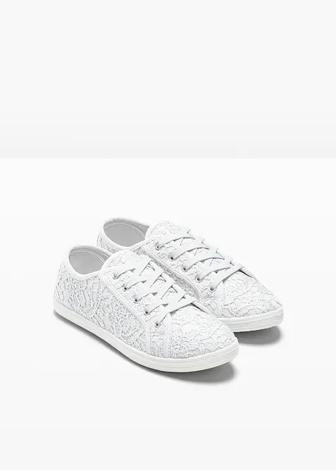 Sneakers med spets, bonprix