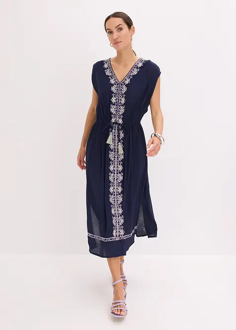 Mellanl&aring;ng viskoskl&auml;nning i bohemisk stil, bonprix