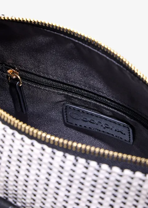 Axelremsv&auml;ska i tyg med detalj, bonprix