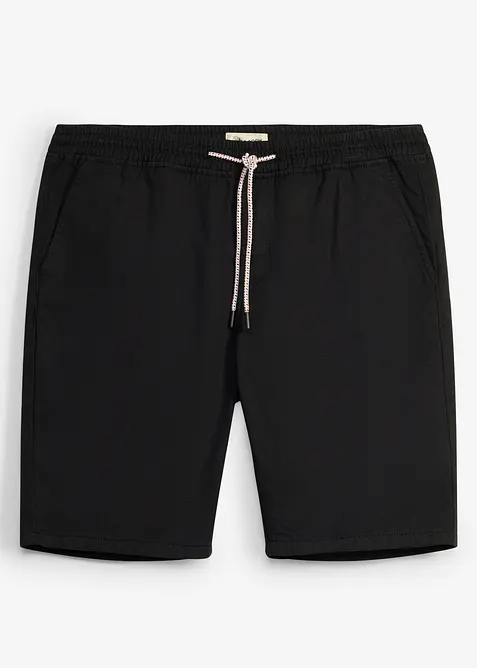 Dra p&aring;-shorts av bomull, normal passform, bonprix