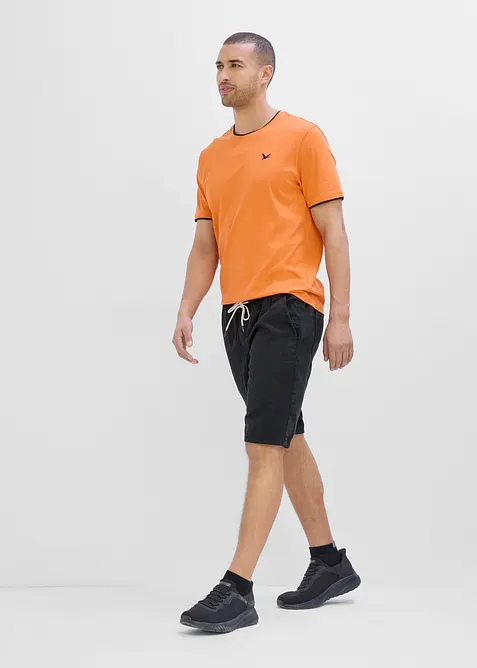 Dra p&aring;-shorts av bomull, normal passform, bonprix