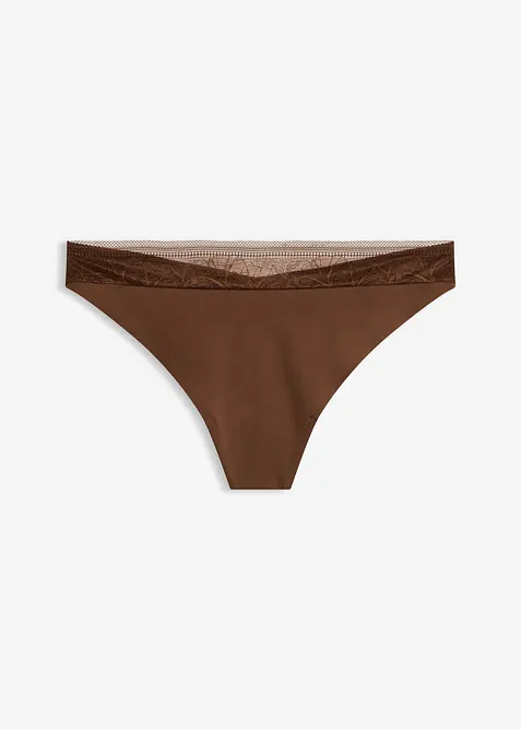 Laserskuren stringtrosa utan s&ouml;m, bonprix