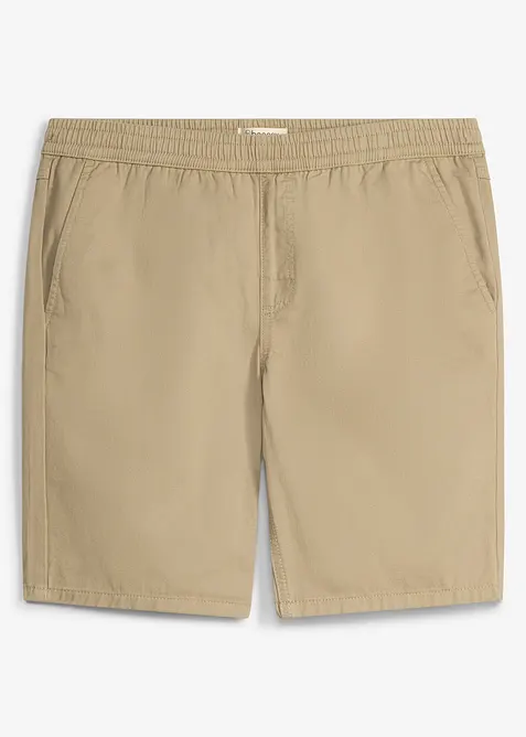 Dra p&aring;-shorts av bomull, normal passform, bonprix