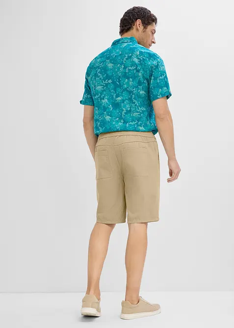 Dra p&aring;-shorts av bomull, normal passform, bonprix