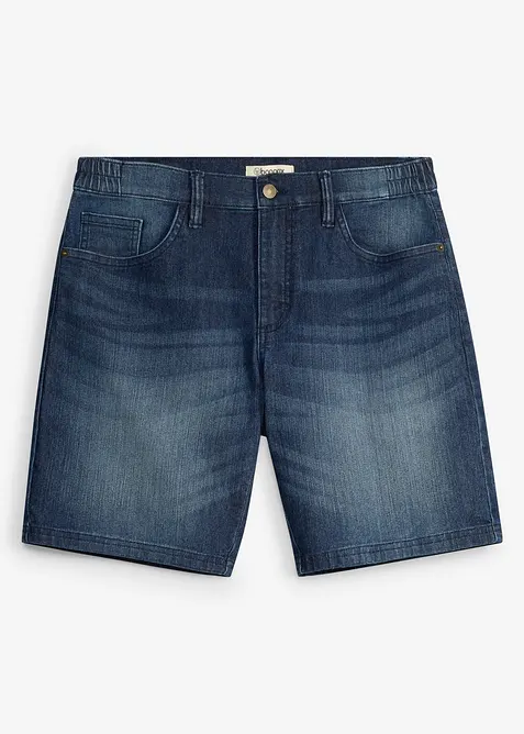 Tunna jeansshorts med res&aring;rmidja, Relaxed Fit, bonprix