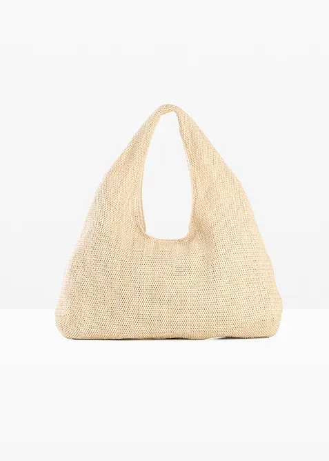 Shoppingv&auml;ska med halmlook, bonprix