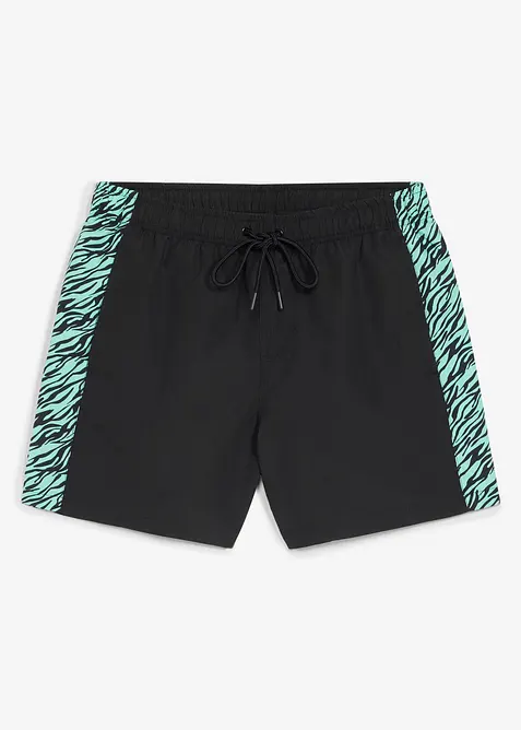 Badshorts med m&ouml;nstrade inf&auml;llningar, bonprix