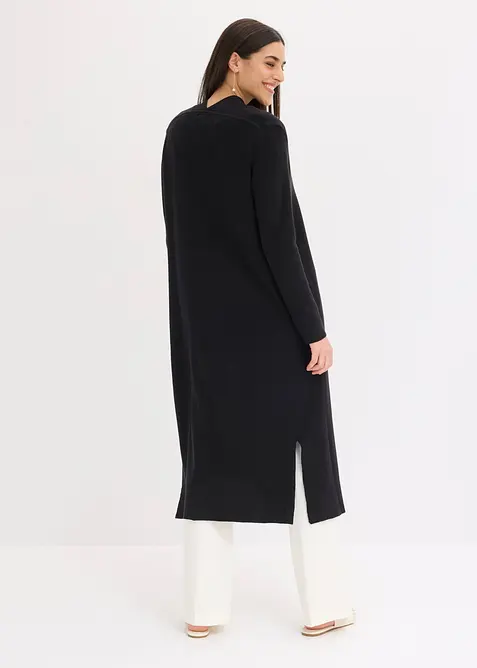L&aring;ng cardigan med viskos, bonprix