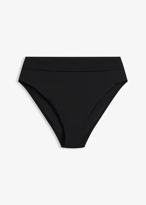 Snabbtorkande bikinibyxa med h&ouml;g midja och h&ouml;ga ben&ouml;ppningar, bonprix