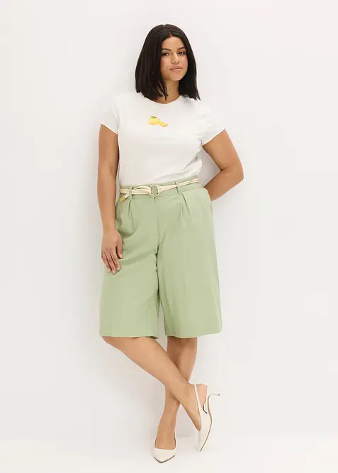 Shorts i linnemix, bonprix