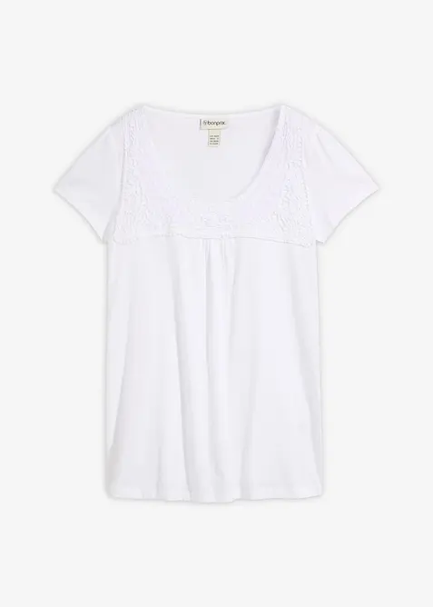 Kort&auml;rmad topp, bonprix