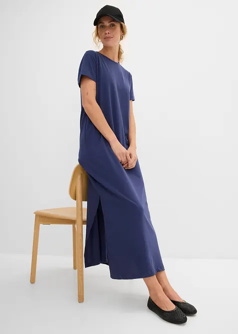 Maxikl&auml;nning i bomull med slits, bonprix