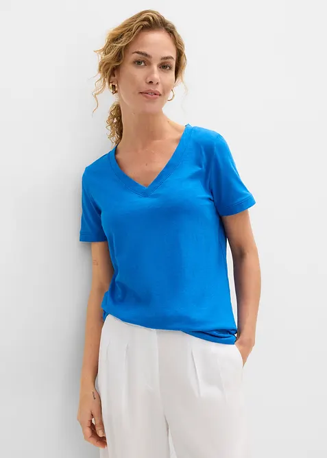 T-shirt i ren bomull, bonprix