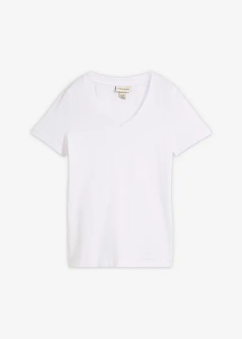 T-shirt i ren bomull, bonprix